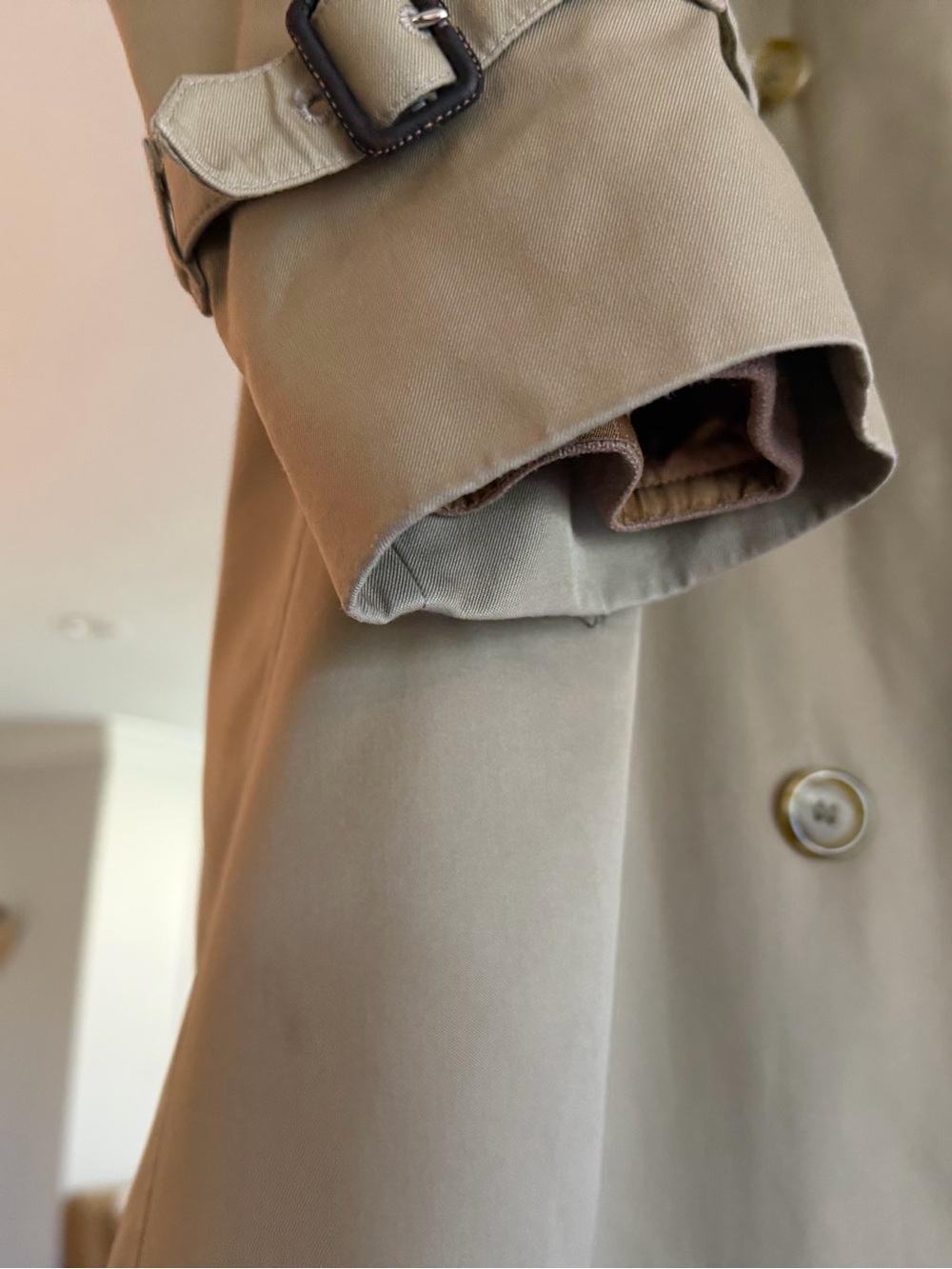 Women’s Vintage Burberrys Trench Coat – Made in England – Size 8 Long $325 - Picture 12 of 15